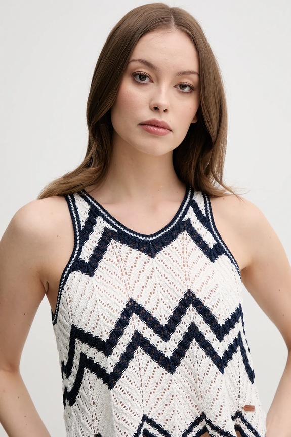 Pepe Jeans t-shirt OLLIE TOP bézs PL702284