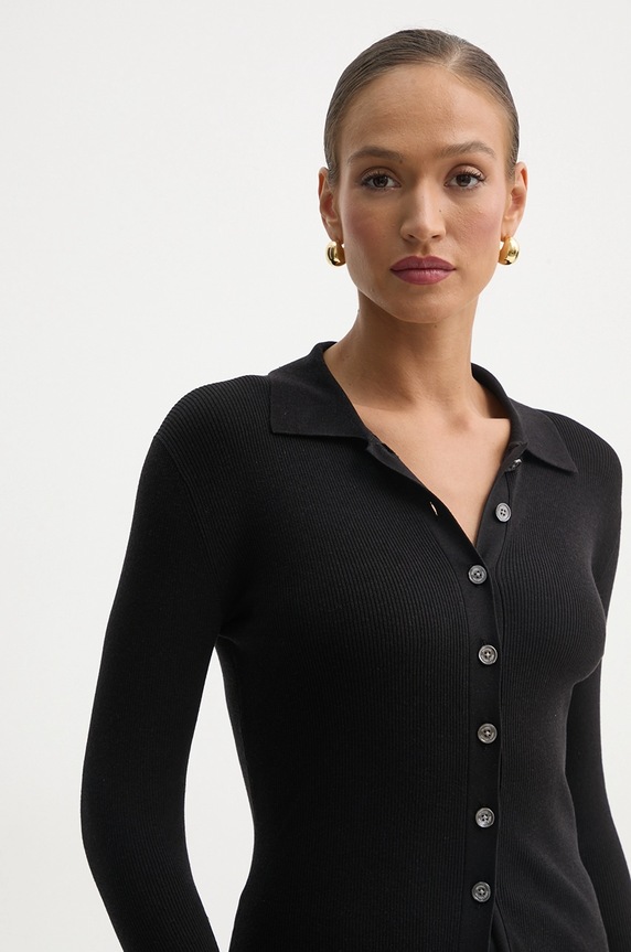 MICHAEL Michael Kors cardigan con aggiunta di seta nero MR56135GW2