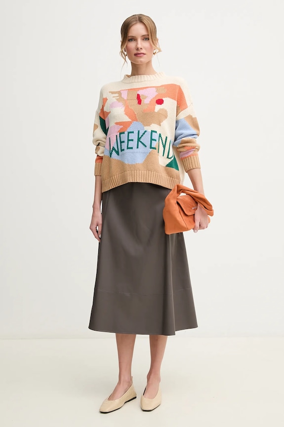 Weekend Max Mara pulover 2515361181600 bej SS25