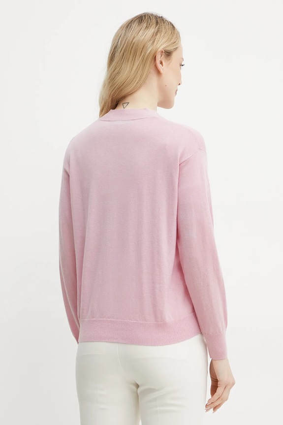Ρούχα Μάλλινη ζακέτα Weekend Max Mara 2515381011600 ροζ