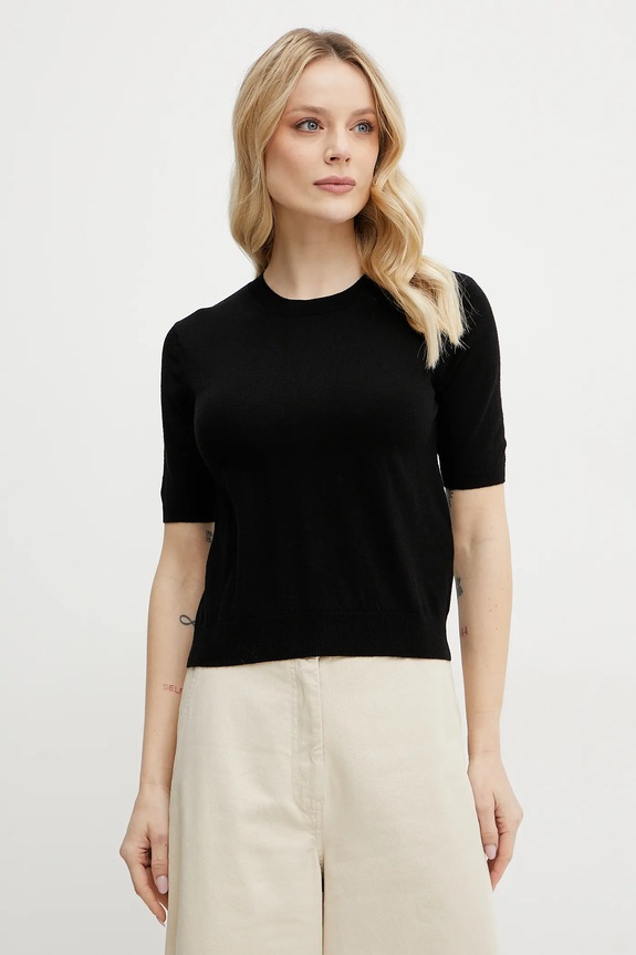 Weekend Max Mara gyapjú kardigán fekete 2515381011600