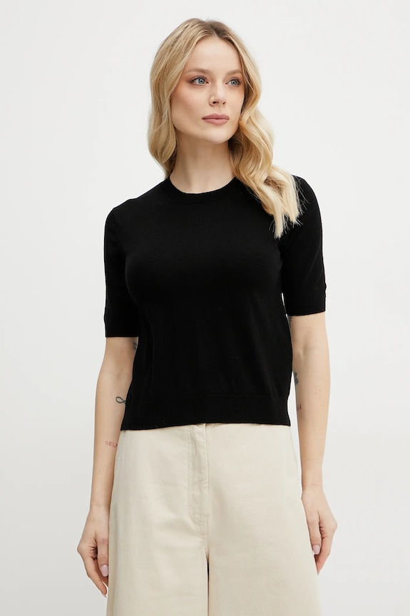 Weekend Max Mara gyapjú kardigán fekete 2515381011600