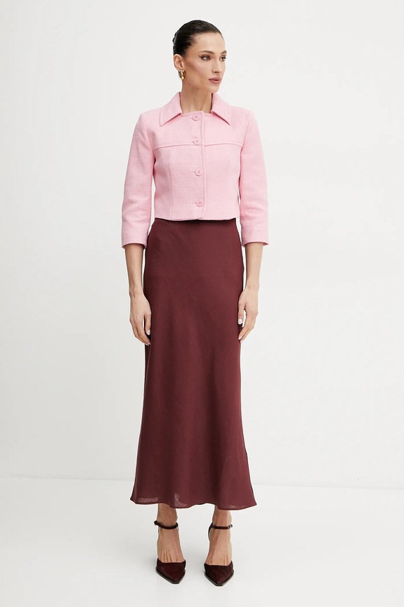 Weekend Max Mara pamut blézer 2515041016600 rózsaszín SS25