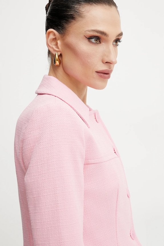 Weekend Max Mara pamut blézer rózsaszín 2515041016600