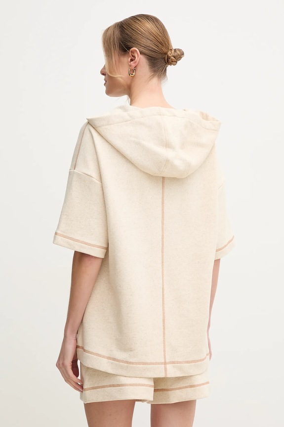 Îmbrăcăminte MM by Max Mara hanorac din amestec de in 2516921018600 bej