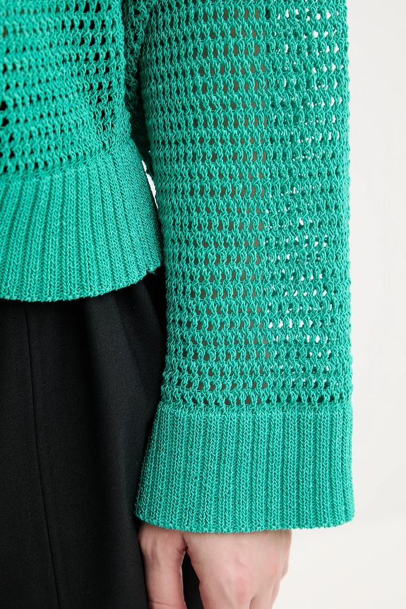 Moschino Jeans sweter 0903.3701 zielony