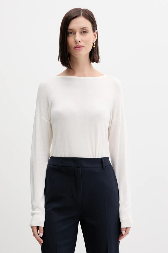 Πουλόβερ United Colors of Benetton άλλο μπεζ 103VD10AV