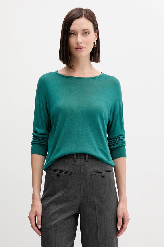 Πουλόβερ United Colors of Benetton τιρκουάζ 103VD10AV