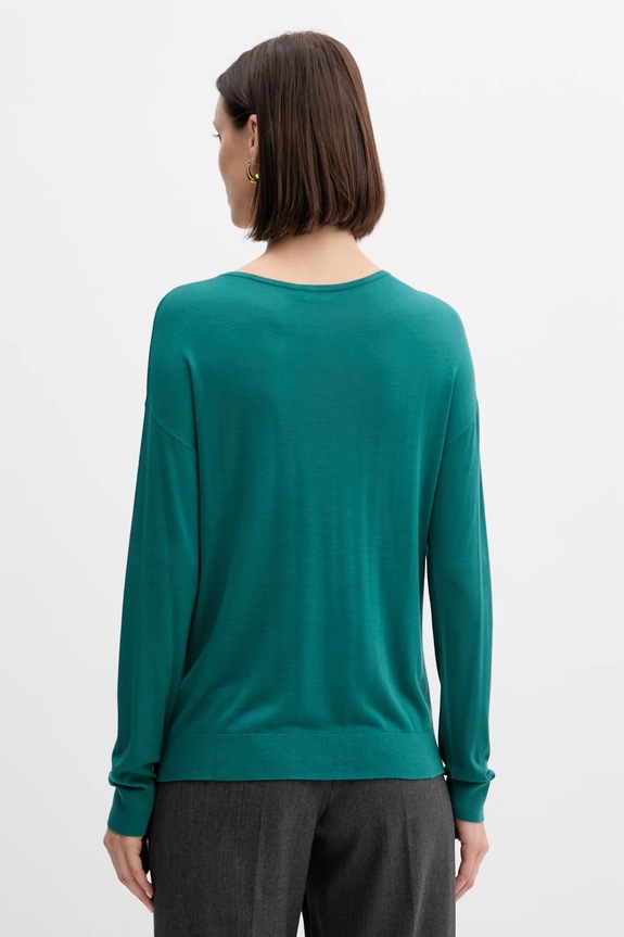 Ρούχα Πουλόβερ United Colors of Benetton 103VD10AV τιρκουάζ