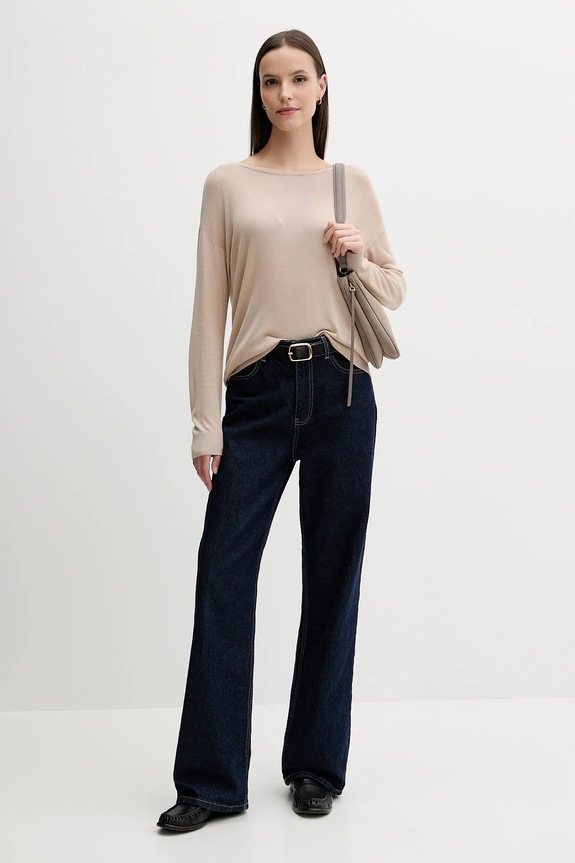 Πουλόβερ United Colors of Benetton 103VD10AV μπεζ AW25