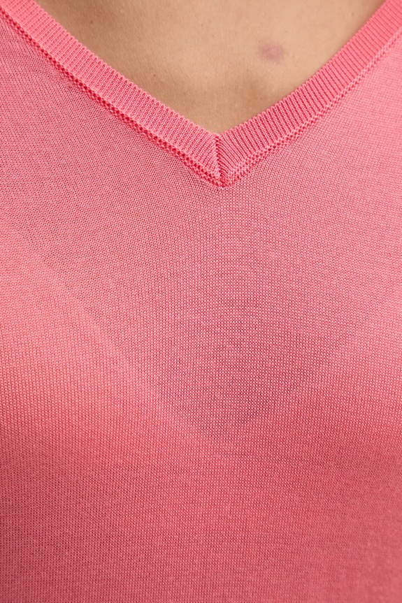 United Colors of Benetton pulóver 103VD402R rózsaszín