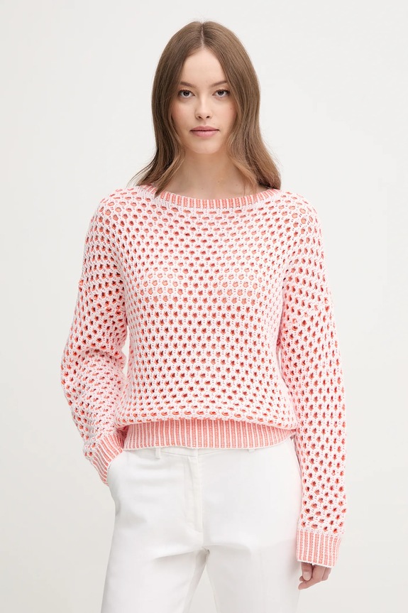 United Colors of Benetton maglione a barchetta arancione 1194E10D9