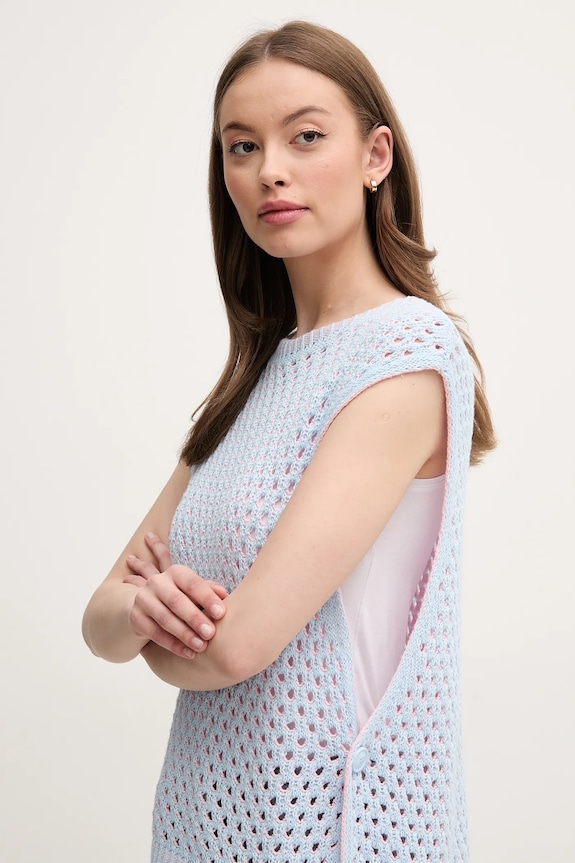 Prsluk United Colors of Benetton plava 1194E10DE