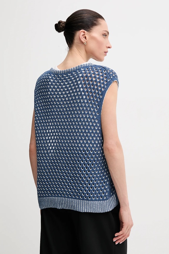 Ruházat United Colors of Benetton mellény 1194E10DE sötétkék