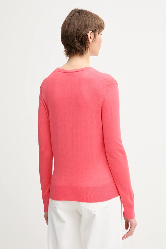 Abbigliamento United Colors of Benetton maglione con aggiunta di seta 1ZRED402L rosa