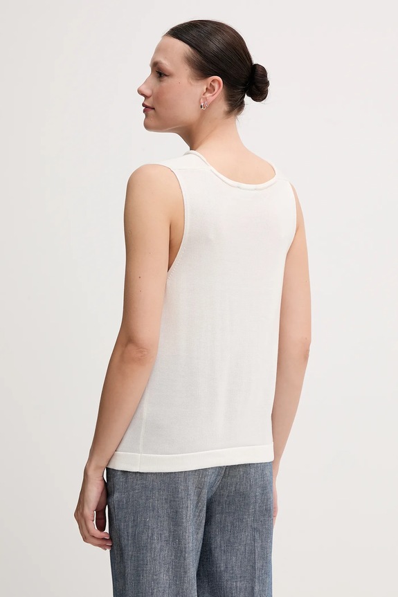 United Colors of Benetton top 123VD10DD bézs SS25