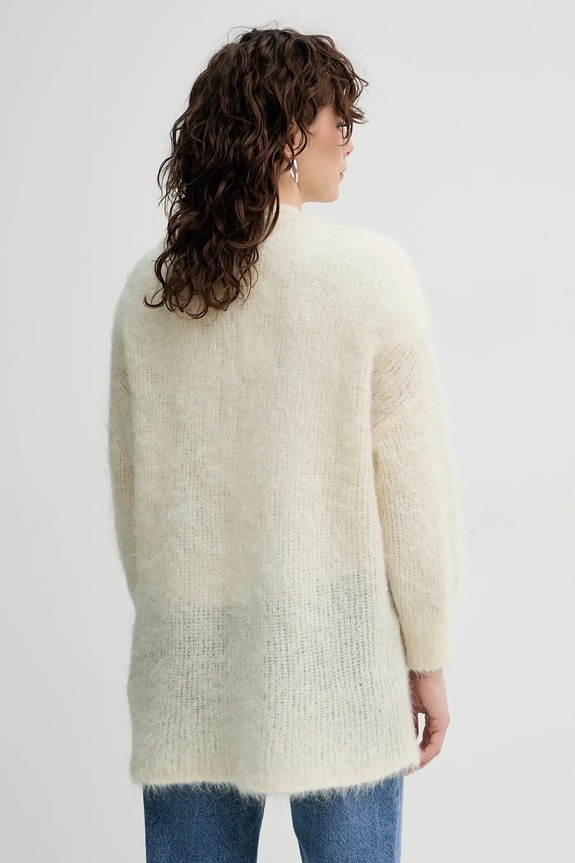 Odzież American Vintage sweter z domieszką wełny BYM19BE25 beżowy