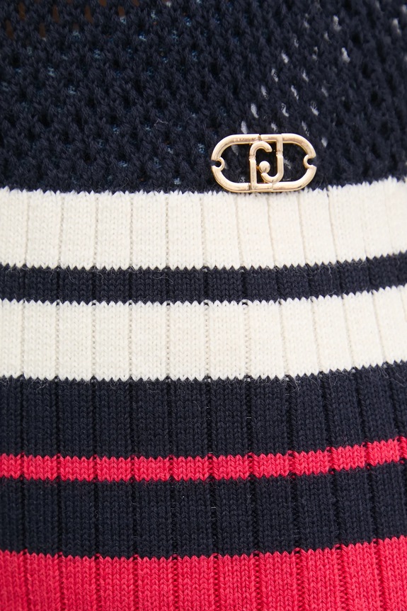 Liu Jo pamut mellény TA5287.MS016 sötétkék