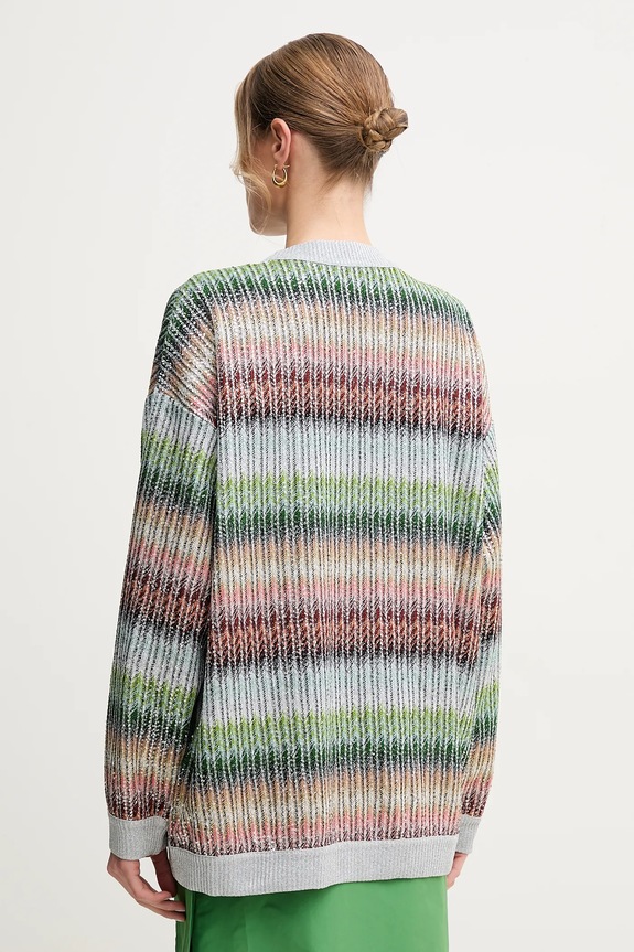 Îmbrăcăminte Missoni cardigan DS25SM0I.BC0051 verde
