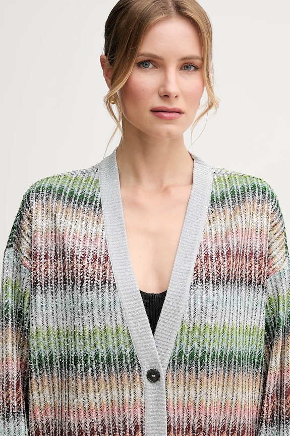 Missoni cardigan verde DS25SM0I.BC0051