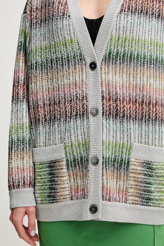 Missoni cardigan DS25SM0I.BC0051 verde