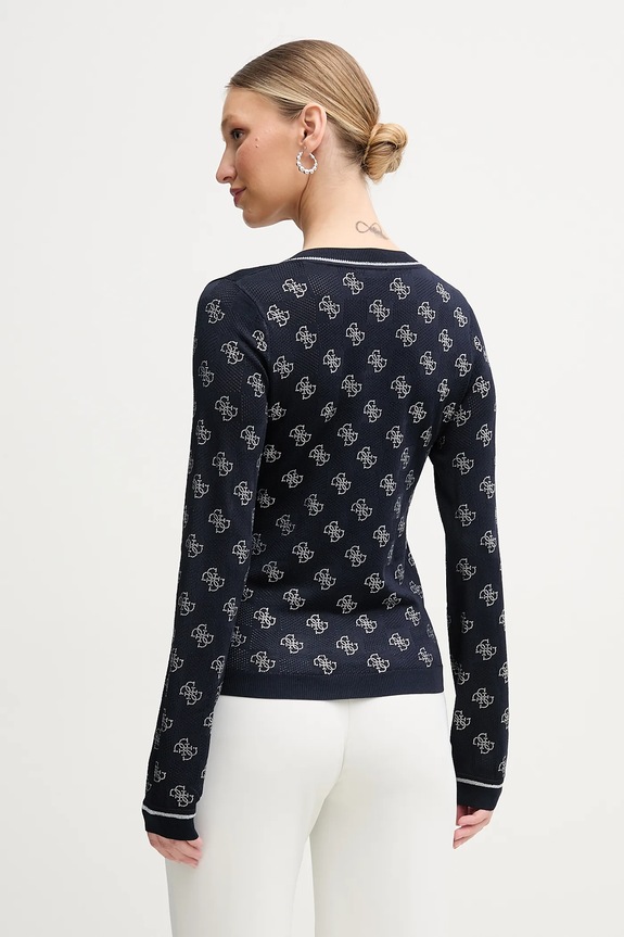Ruházat Guess pulóver ROSIE W5GR07.Z3D60 sötétkék