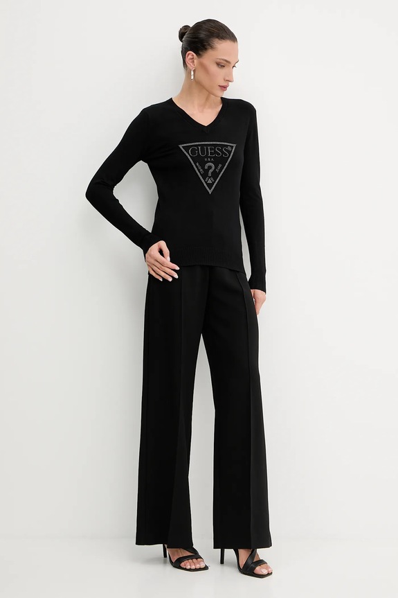 Ruházat Guess pulóver MIRIAM W5GR19.Z2NQ2 fekete