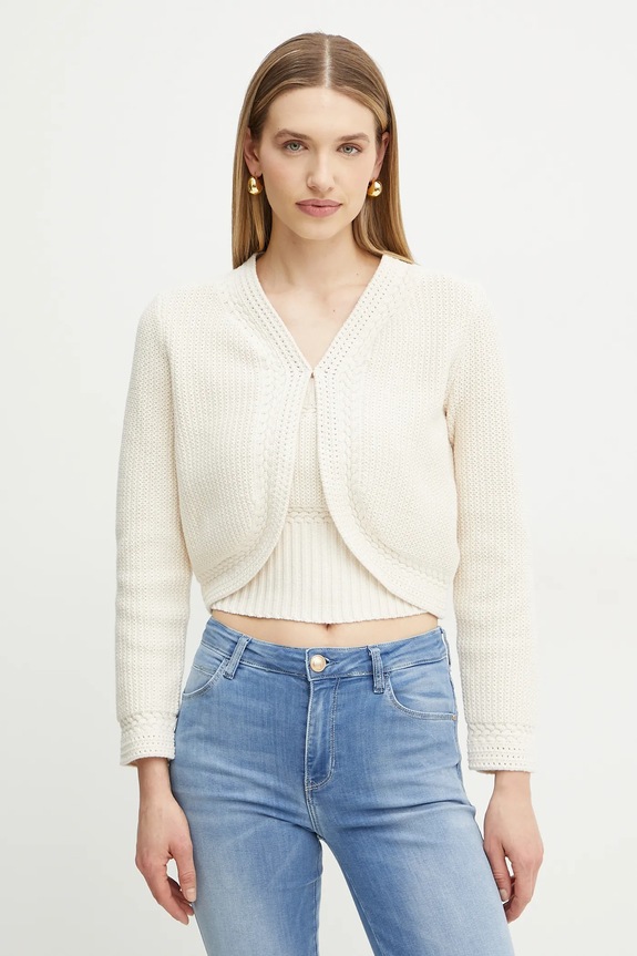 Kardigan Guess ERYNN hrubá béžová W5GR33.Z3M00