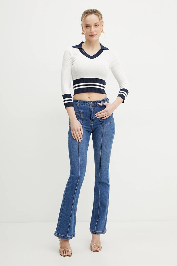 Πουλόβερ Guess SYDNEY W5GR46.Z3L10 μπεζ SS25