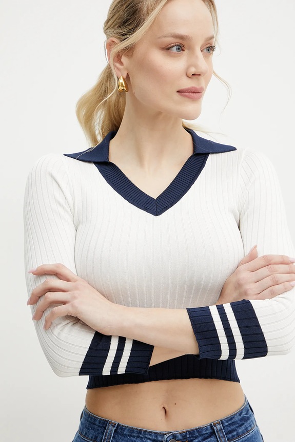 Πουλόβερ Guess SYDNEY μπεζ W5GR46.Z3L10