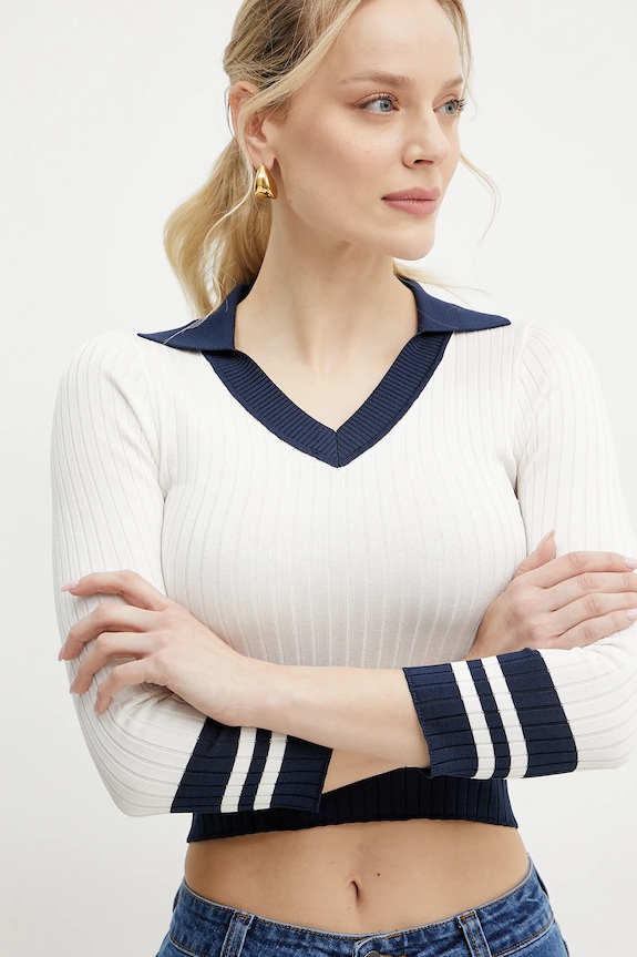 Πουλόβερ Guess SYDNEY μπεζ W5GR46.Z3L10