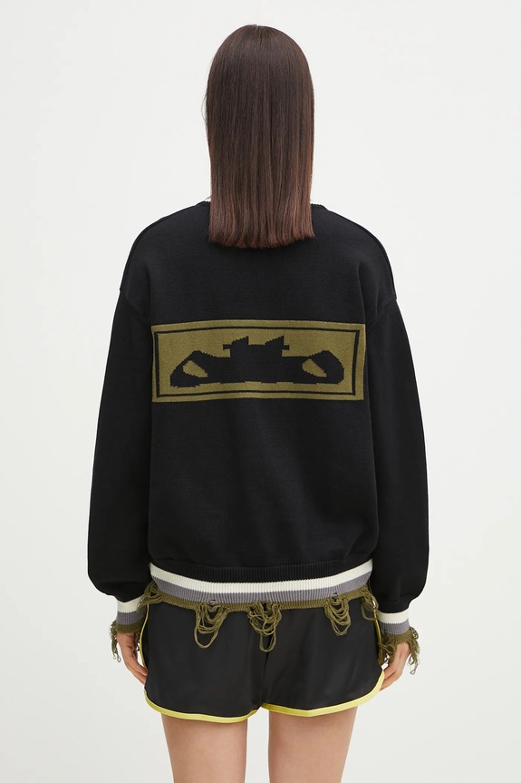 Одяг Бавовняний светр Ottolinger Oversized 107.101407.02 чорний