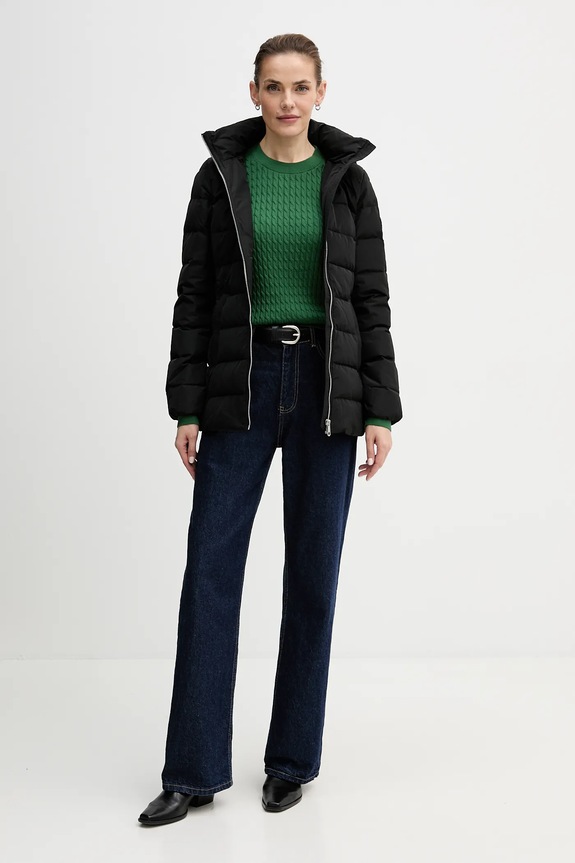 Памучен пуловер Tommy Hilfiger WW0WW44993 зелен SS26