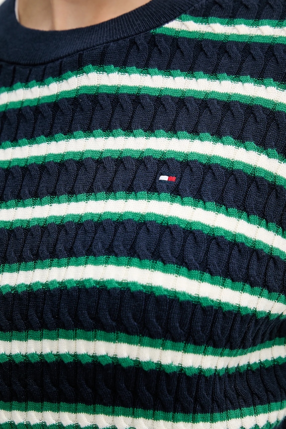 Bavlnený sveter Tommy Hilfiger WW0WW44993 modrá
