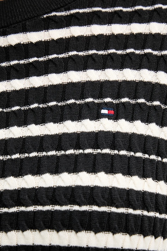 Bavlnený sveter Tommy Hilfiger WW0WW44993 čierna