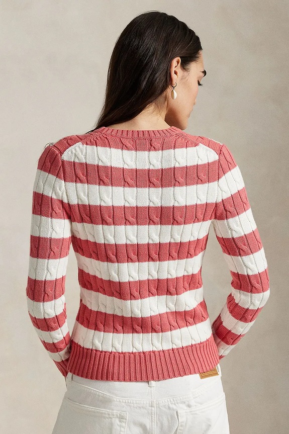 Βαμβακερό πουλόβερ Polo Ralph Lauren 211965754 κόκκινο SS25
