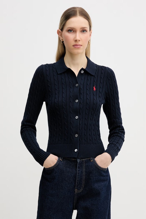 Polo Ralph Lauren cardigan fixat bleumarin 211971881