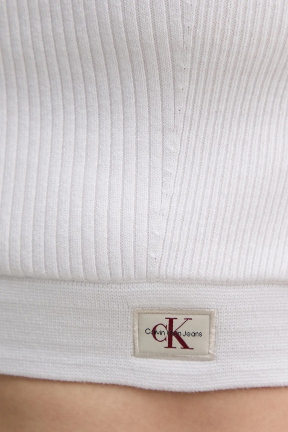 Calvin Klein Jeans top biały J20J225227