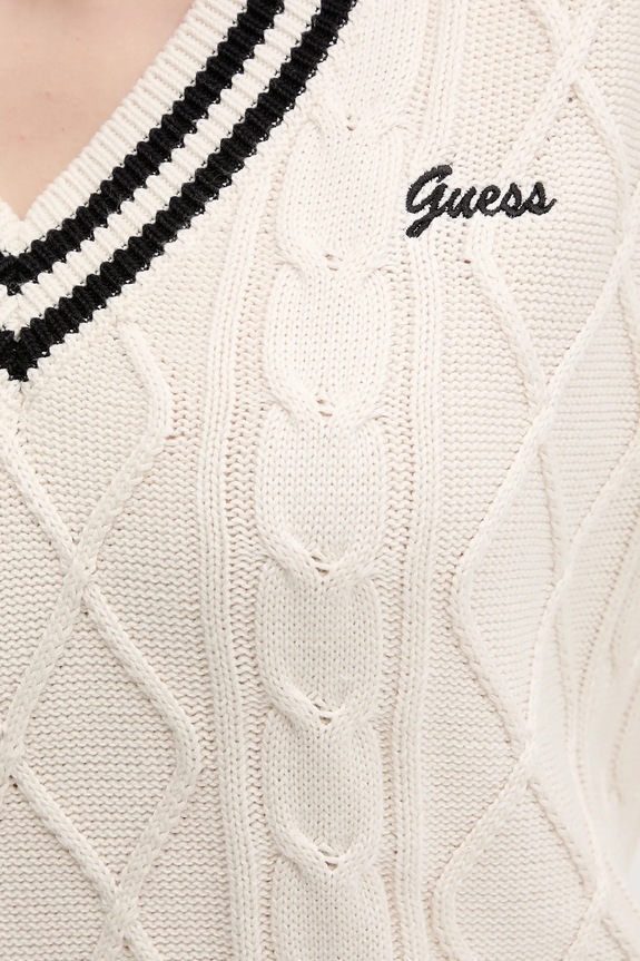 Γιλέκο Guess V5GR00.Z3FB1 μπεζ