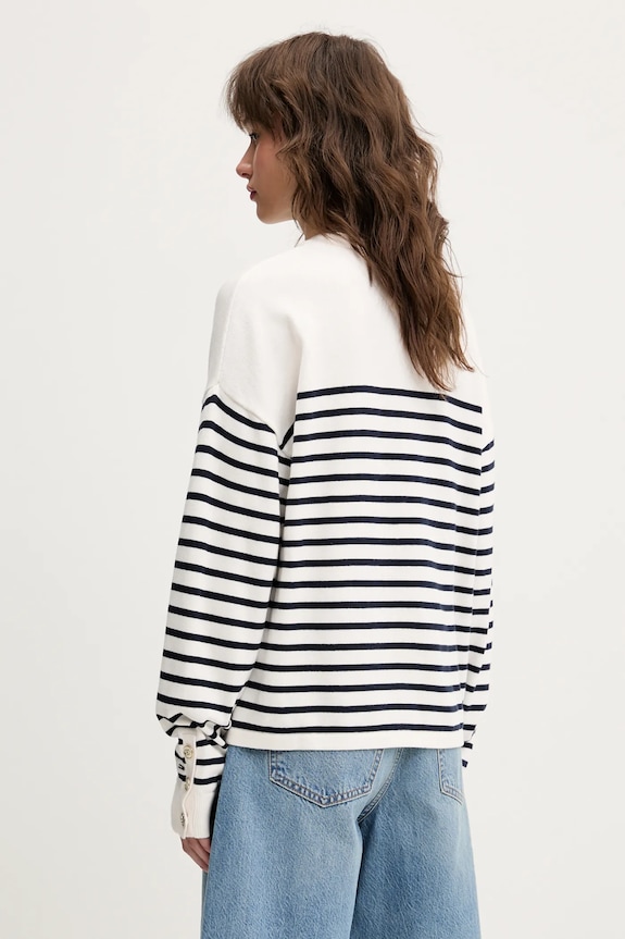 Odzież Tommy Jeans sweter bawełniany DW0DW20251 beżowy