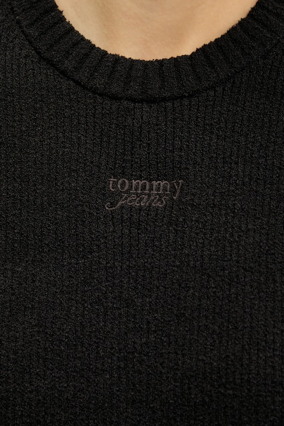 Tommy Jeans pulóver DW0DW20380 fekete