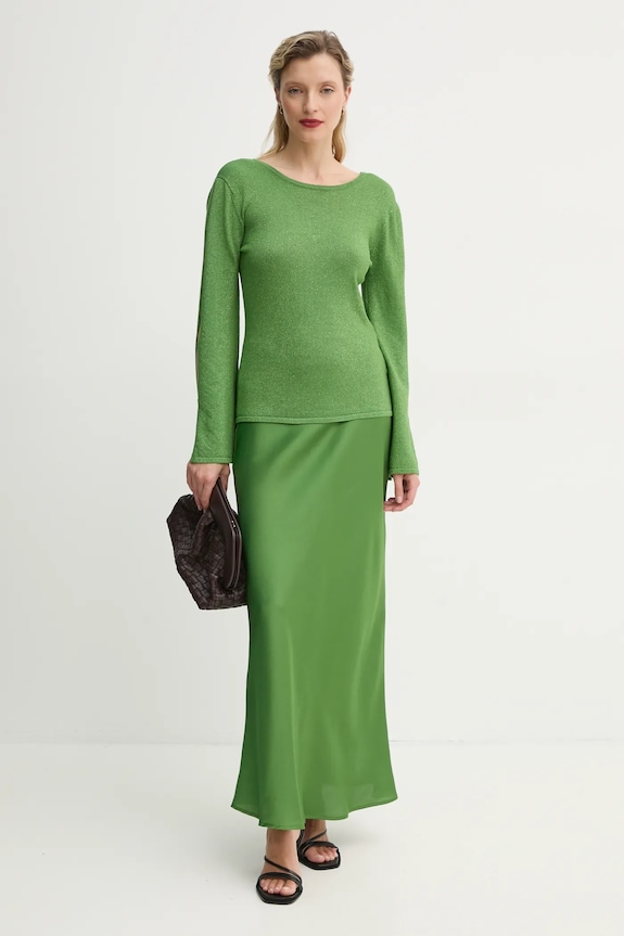 Pulover Bruuns Bazaar BBW4331 zelena SS25