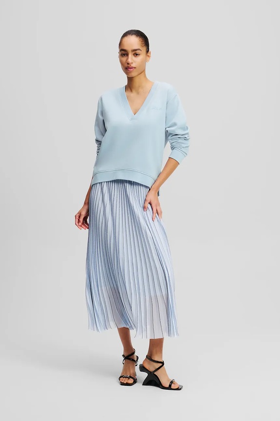 Karl Lagerfeld bluza niebieski A2W20038