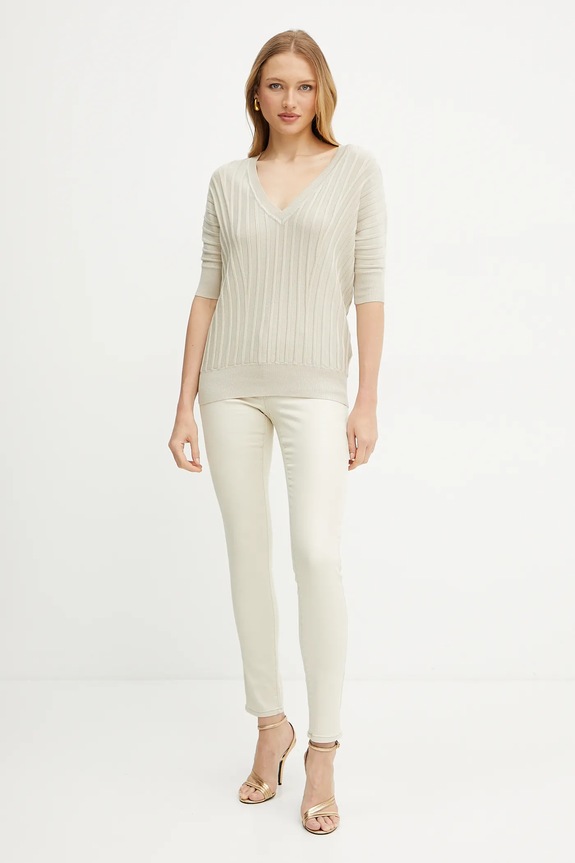 Majica kratkih rukava Morgan MINSPI MINSPI bež SS25