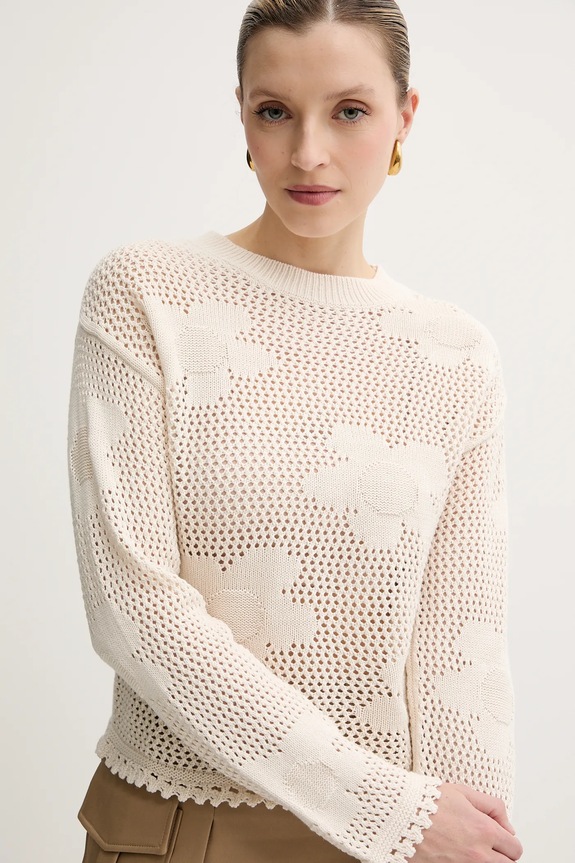 Bombažen pulover MRINGA bež MRINGA