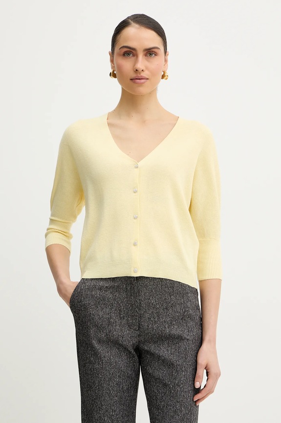 Morgan cardigan MBATSI galben MBATSI