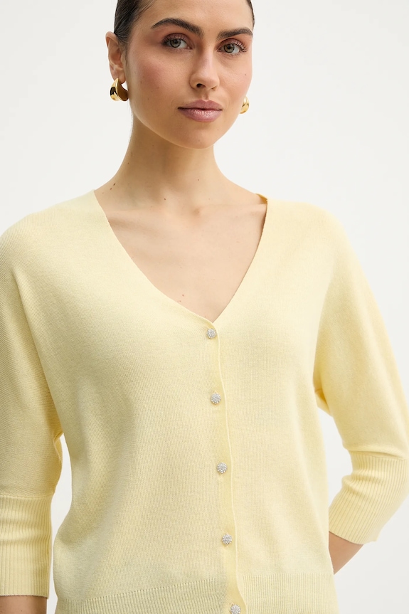 Morgan cardigan MBATSI galben MBATSI