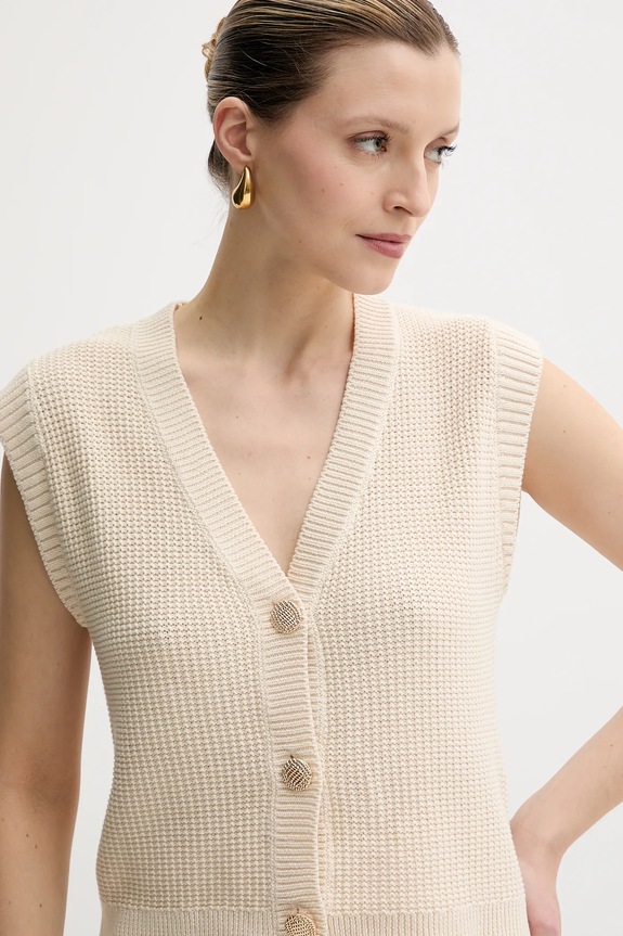 Morgan kamizelka bawełniana MROAD beżowy MROAD