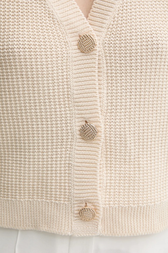 Morgan kamizelka bawełniana MROAD MROAD beżowy