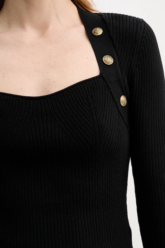 Pulover The Kooples crna FPUL30090K